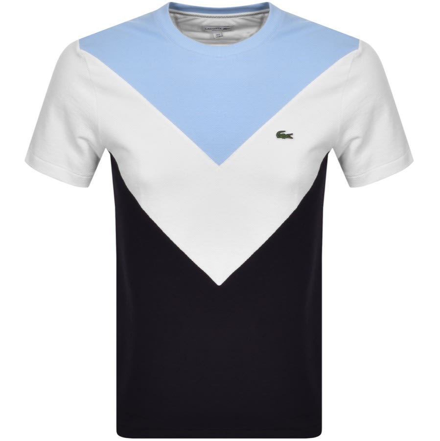 Alternative Image for ProductLacoste Colour Block T Shirt Blue1